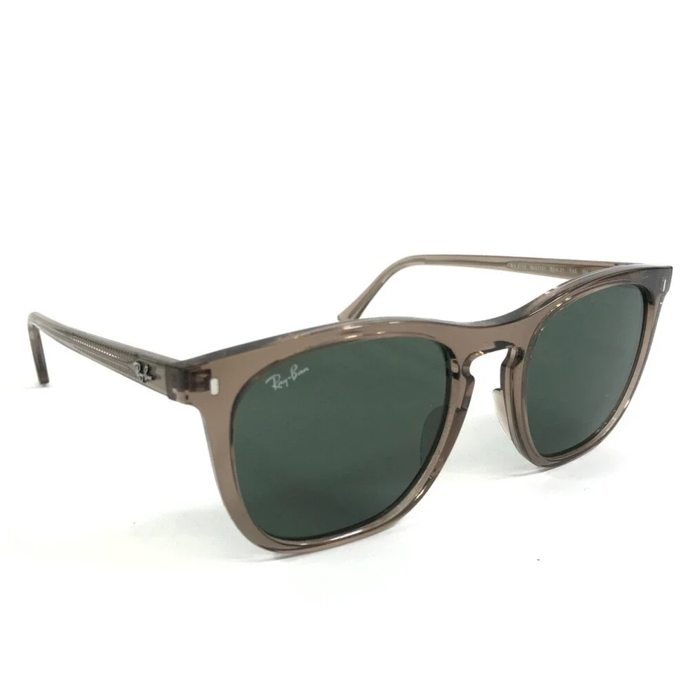 Ray-Ban Sunglasses RB2210 8457/31 Transparent Brown Frames w/ Dark Green Lenses